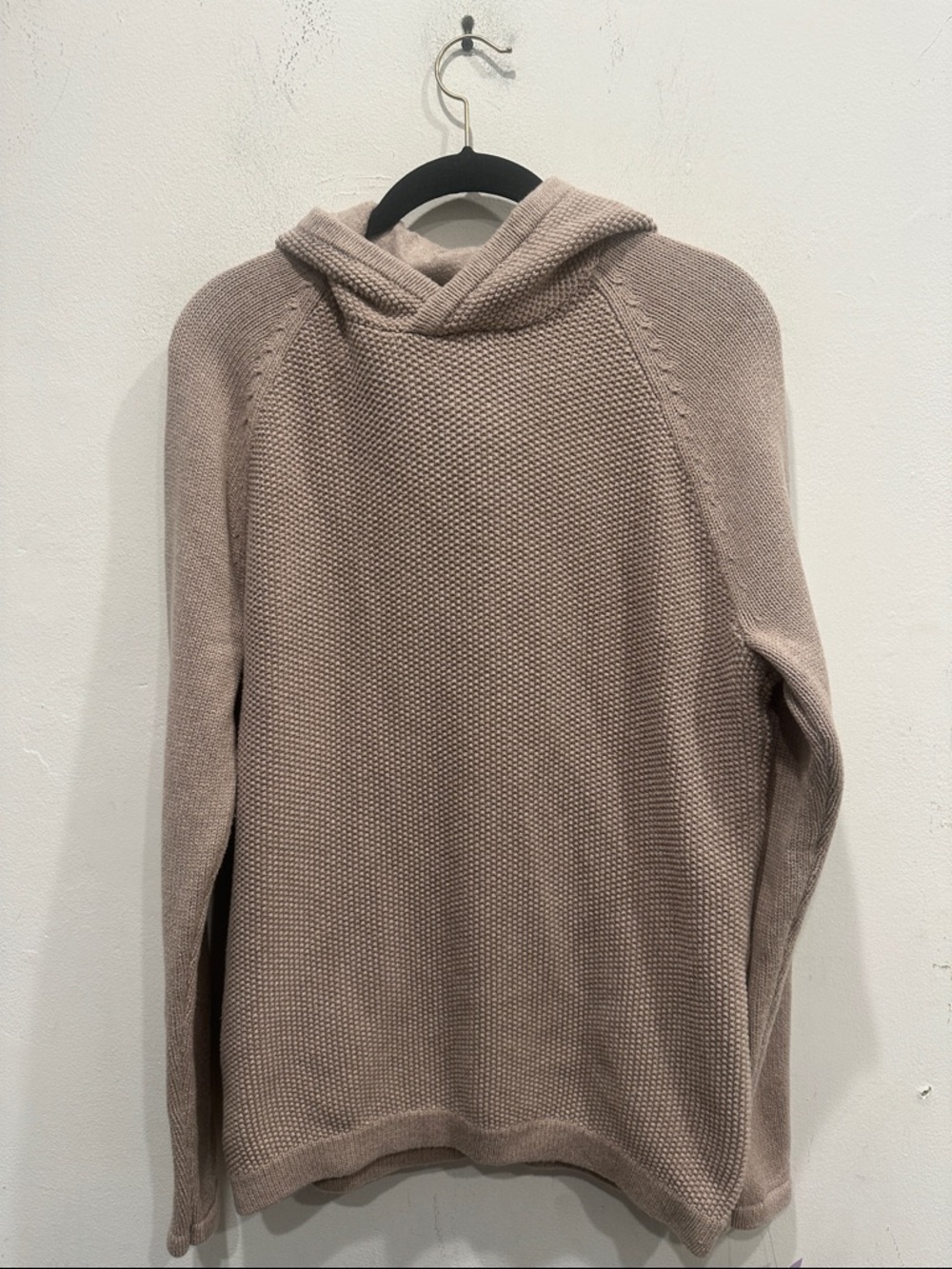 Aether men’s sierra Hoodie beige brown  Size small gorp core streetwear